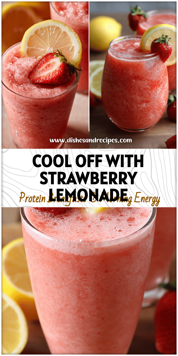 Strawberry Lemonade Smoothie – Easy Frozen Drink Idea for Summer Parties